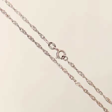 Kedja Singapore längd 46cm bredd 2,2mm silver 925/1000 Vikt: 2,9 g