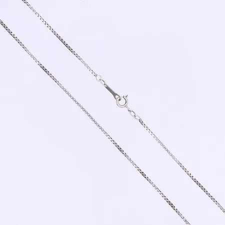 Halskedja Venezia längd 39cm bredd 1mm silver 835/1000 Vikt: 2,4 g