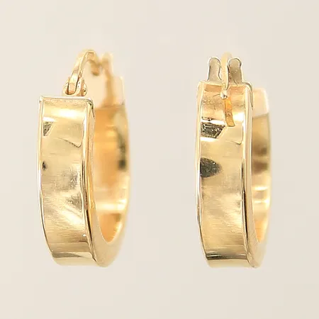 Örhängen Ø14mm 18K  Vikt: 2,1 g