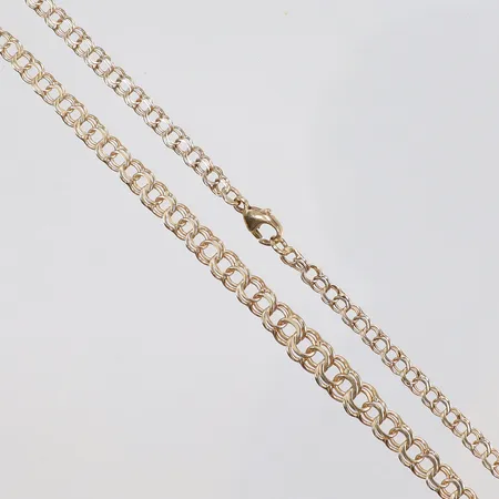 Collier doserad Bismarck 42cm bredd 3-5mm 18K Vikt: 6,9 g