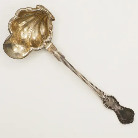Såsslev Emanuel Forssman längd 21cm, lagad handtag, silver 830/1000  Vikt: 52,6 g