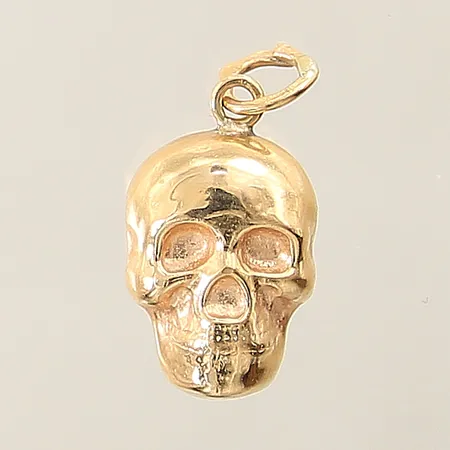 Hänge dödskalle 20x10mm 18K Vikt: 1,3 g