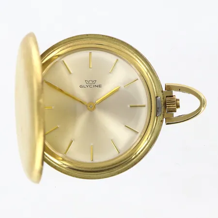 Savonett Glycine boett Ø38mm, manuell, innerboett i metall, 14K. Bruttovikt: 35,4garm