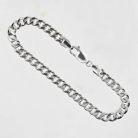 Armband Pansar GHA längd 18 cm, bredd 5 mm, 18K. Vikt: 6,2 g