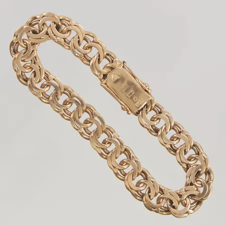 Armband Bismarck 20cm bredd 10mm 18K 40,4g.