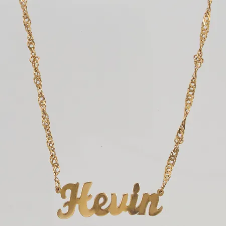 Namncollier 44cm 22K 7,5g. 