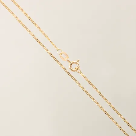 Kedja Pansar längd 45cm bredd 1mm GHA 18K Vikt: 2,7 g