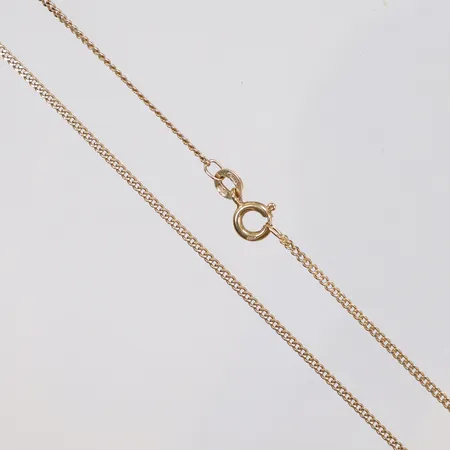Kedja Pansar 44cm bredd 1mm Uno-A-Erre 18K Vikt: 3,3 g