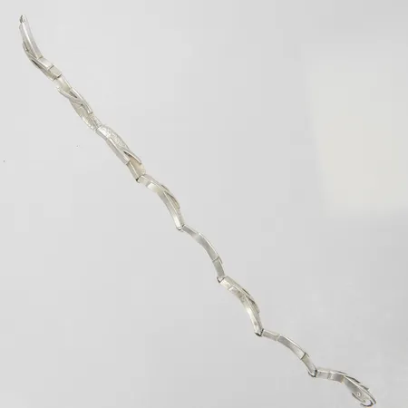 Armband Lapponia längd 19,5cm, bredd 5mm, defekt lås, silver 925/1000 Vikt: 18 g