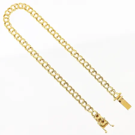 Armband Bismarck 20cm, bredd 4mm, 18K Vikt: 6,7 g