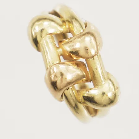 Ring stl:17¼ bredd 2,1-11mm, tvåfärgad 18K Vikt: 2,6 g