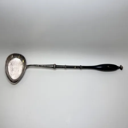 Soppslev 41cm, skaft med skador, M4=1842, 830/1000 Silver bruttovikt 126,0g.