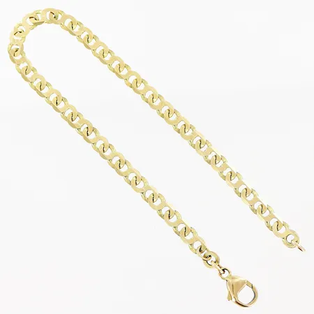 Armband längd 21cm, bredd 4mm, 8K Vikt: 6,1 g