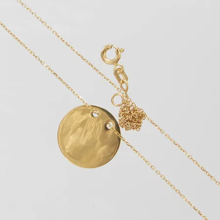 Diverse guld, defekt, knutar, personlig gravyr, 14K Vikt: 1,5 g