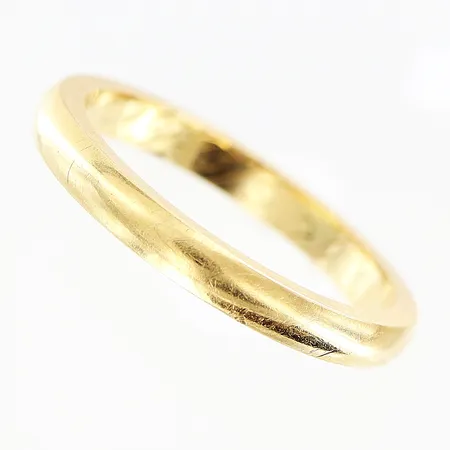 Ring slät stl:16½, bredd 2,5mm, gravyr, 18K Vikt: 3,2 g