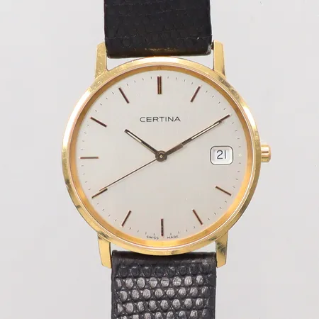 Herrur Certina, quartz, går ej 18K