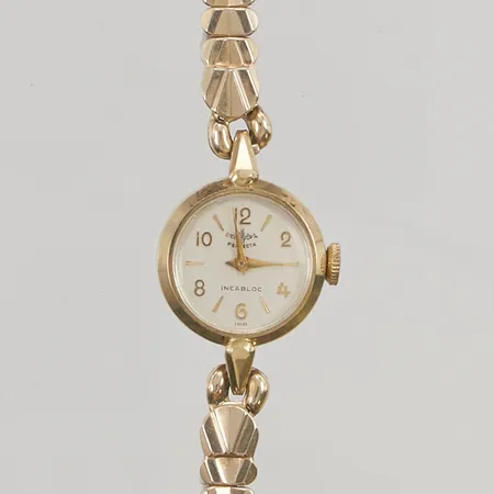 Damur Perfecta 14K 18mm manuell, flexband.