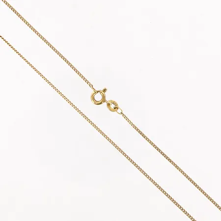 Kedja Pansar längd 41,5cm bredd 1mm 18K. Vikt: 2,2 g