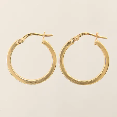 Ett par örhängen GHA Ø20mm bredd 2mm 18K  Vikt: 1,7 g