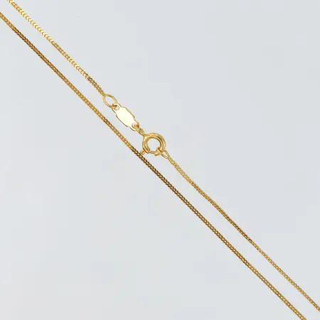 Kedja Rävsvans längd 71cm, bredd 0,7mm, skev 21K Vikt: 3,2 g