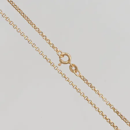 Kedja ärtlänk 60cm bredd 2mm 18K 8,1g.