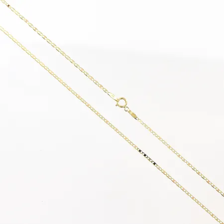 Kedja längd 45cm, bredd 1mm, 18K Vikt: 1,4 g