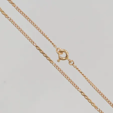 Kedja 41cm bredd 1mm 18K 4,0g.
