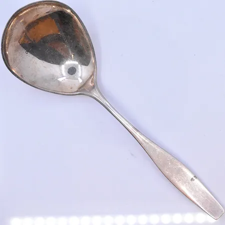 Sked Sterling Denmark längd 18,4 cm, silver 925/1000. Vikt: 55,4 g
