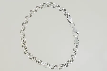 Armband ankar längd 19,5 cm bredd 6 mm silver 925/1000 Vikt: 16 g