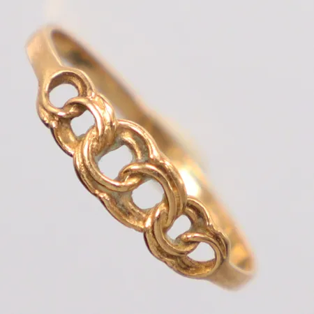 Ring Bismarck stl. 18¼, 18K Vikt: 1,1 g