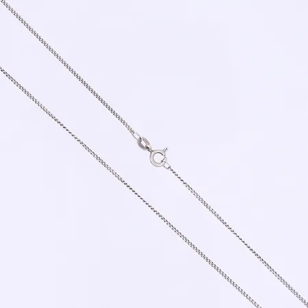 Halskedja pansarlänk längd 42cm bredd 1mm silver 925/1000 Vikt: 2,1 g
