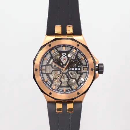 Herrur Edox Delfin Mecano Automatic 85303 3NM NBG, no, 1426164 Ø44mm box fint skick nypris 16000:-