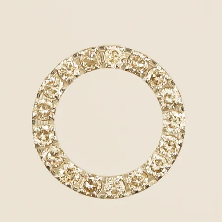Hänge med diamanter 17 x ca 0,005ct, Ø8mm vitguld 18K Vikt: 0,3 g
