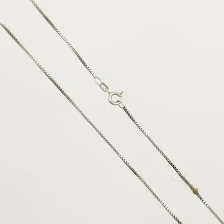 Kedja Venezia längd 50,5cm bredd 0,8mm hårrester 925/1000 Silver  Vikt: 3,8 g