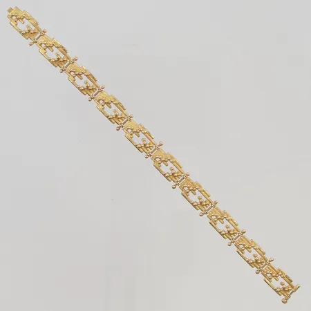 Armband 17cm bredd 10mm 18K 20,5g.