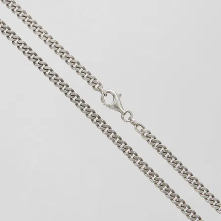 Kedja Pansar längd 44,5cm, bredd 4mm, silver 925/1000 Vikt: 21,1 g