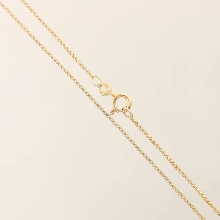 Kedja Venezia längd 49cm bredd 1mm 18K  Vikt: 3,8 g
