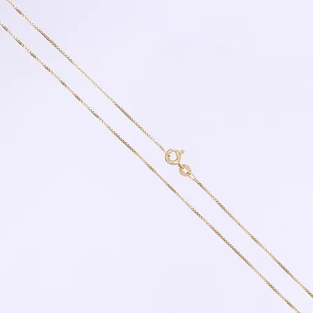 Halskedja Venezia längd 38cm bredd 1mm 18K Vikt: 2,4 g