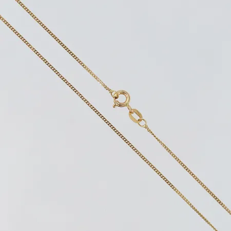 Kedja Pansar Guldfynd längd 43cm, bredd 1mm 18K Vikt: 1,6 g