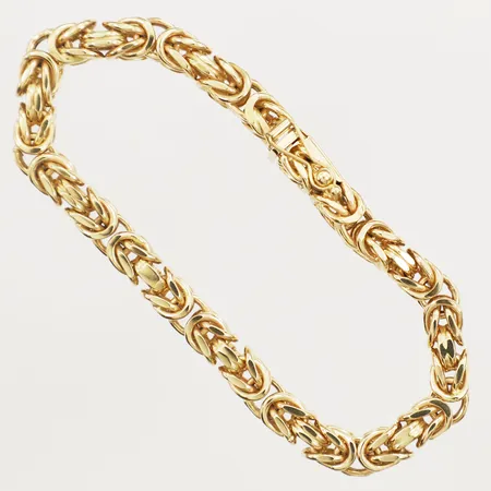Armband Kejsar 20cm bredd 5,9mm 18K Vikt: 48,2 g