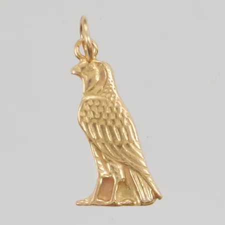 Hänge "fågel troligtvis hök" 23mm 18K 2,2g.