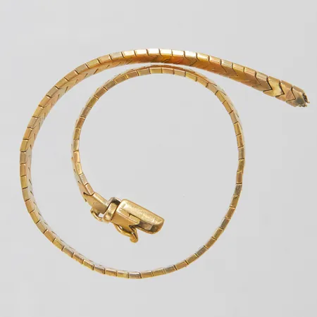 Armband defekt, avklippt, längd 19,5cm, trefärgat, 18K Vikt: 11 g