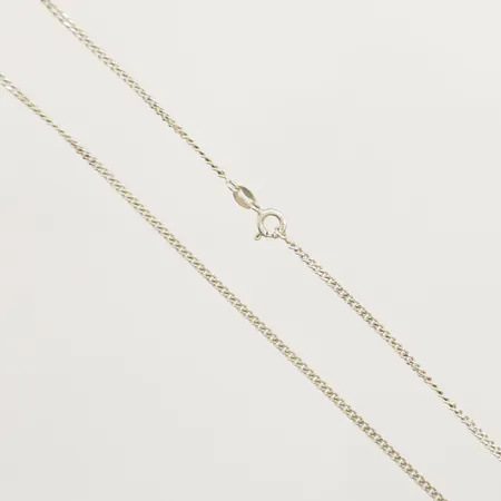 Kedja Pansar längd 60,5cm bredd 2mm GHA 925/1000 Silver Vikt: 6,5 g