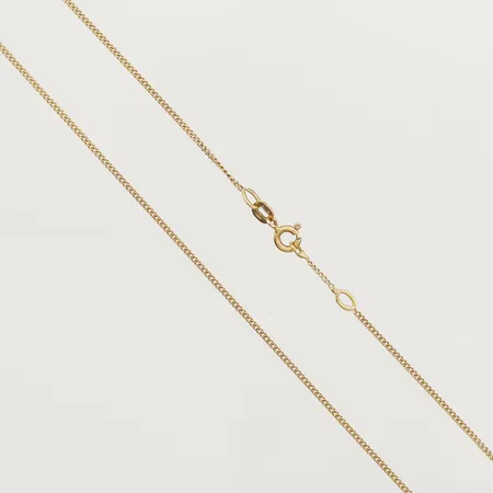 Kedja Pansar längd 43-44,5cm bredd 1,2mm, 18K Vikt: 2,7 g