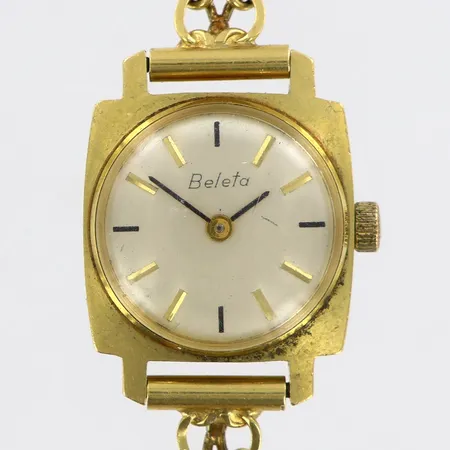 Damur Beleta i 18K, manuell, 19x24mm, x-länk i 18K, bruttovikt: 19,0 gram Vikt: 0 g
