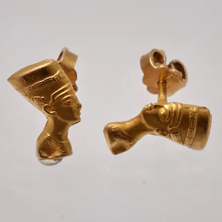 Örhängen Nefertiti 6,7x11,3mm, 18K, 1,63g.