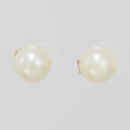 Örhängen med odlade sötvattenspärlor Ø5mm, längd 13mm, bruttovikt: 0,7g Vikt: 0,7 g