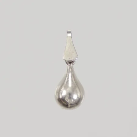 Hänge droppe 15,6mm, bredd 6mm, silver 925/1000 Vikt: 1,7 g