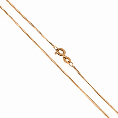 Kedja Pansar 38cm bredd 1mm, 18K 1,7g.