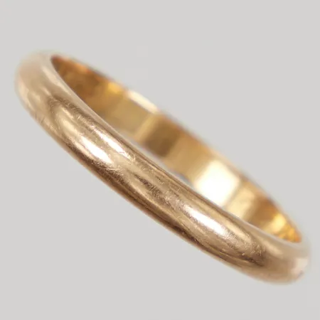 Ring slät stl:21¾, bredd 3,3mm, Häggströms Guldsmeds Ab C J år 1963, gravyr, 18K Vikt: 5 g